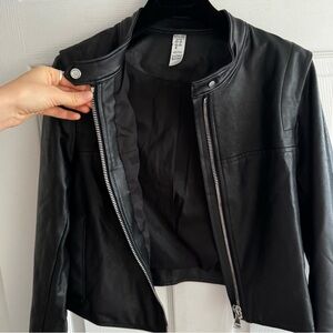 NEW never worn SPANX Black Bomber Jacket